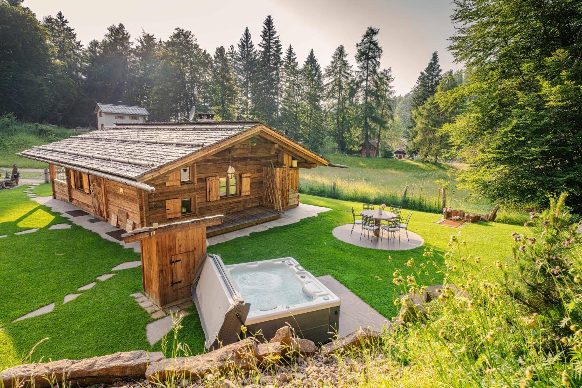 La Mendola Alm-chalet Villa Esterno foto